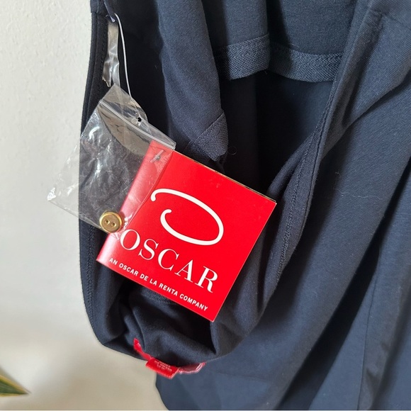 NWT Oscar de La Renta Beaded Halter Top In Ink Size XL - Picture 8 of 8